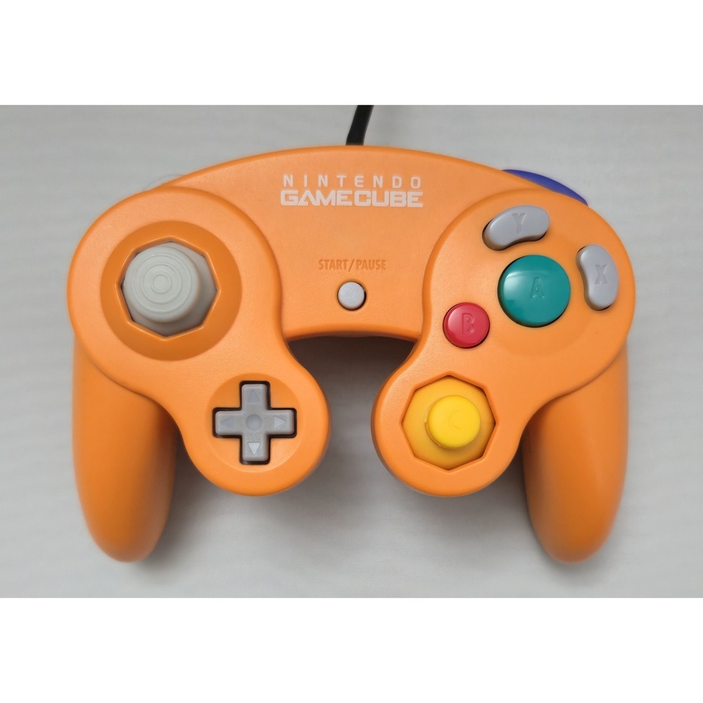 GameCube Controller - Spice Orange - DOL-003 - Cleaned & Tested - NEW Sticks